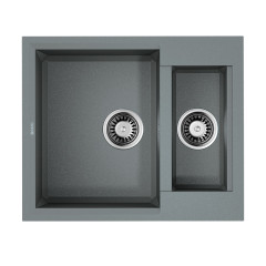 Кухонная мойка Omoikiri Sakaime 60-2-GR Tetogranit/leningrad grey, 4993554
