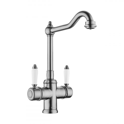 Смеситель для кухни Omoikiri Tottori-SI латунь/античное серебро, 4994046