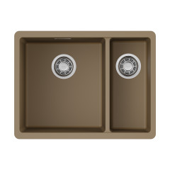 Кухонная мойка Omoikiri Kata 55-2-U-CA Artgranit/карамель, 4993385