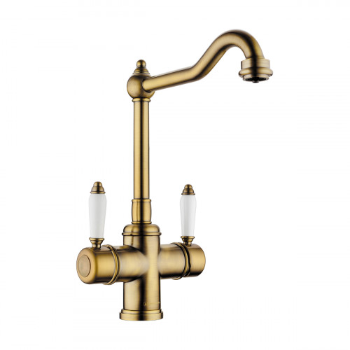 Смеситель для кухни Omoikiri Tottori-AB-022 латунь/античная латунь, 4994009