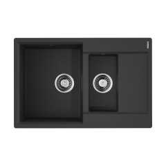 Кухонная мойка Omoikiri Daisen 78-2-BL Artgranit/черный, 4993334