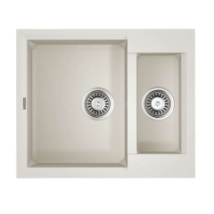 Кухонная мойка Omoikiri Sakaime 60-2-WH Tetogranit/белый, 4993911