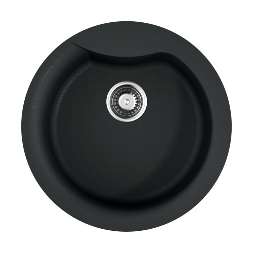 Кухонная мойка Omoikiri Yasugata 48R-BL Tetogranit/черный, 4993130