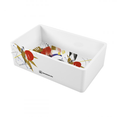 Кухонная мойка Omoikiri Mikura 76-Tokyo Natceramic/белый, 4993021