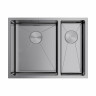 Кухонная мойка Omoikiri Taki 58-2-U/IF-L-IN нерж. сталь/нержавеющая сталь, 4993768