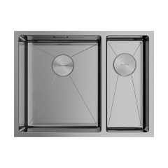 Кухонная мойка Omoikiri Taki 58-2-U/IF-L-IN нерж. сталь/нержавеющая сталь, 4993768