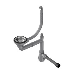 Арматура для одночашевых моек с круглым переливом Omoikiri WK-1-R-IN, 4956486