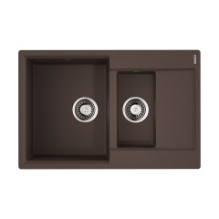 Кухонная мойка Omoikiri Daisen 78-2-DC Artgranit/темный шоколад, 4993333