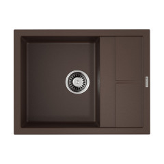 Кухонная мойка Omoikiri Sumi 65-DC Tetogranit/темный шоколад, 4993674