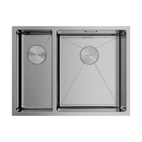 Кухонная мойка Omoikiri Taki 58-2-U/IF-R-IN нерж. сталь/нержавеющая сталь, 4993767