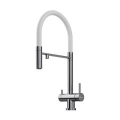 Смеситель для кухни Omoikiri Kanto-BN латунь/нержавеющая сталь, 4994298