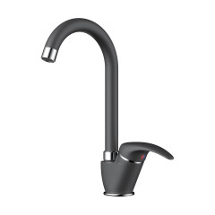 Смеситель для кухни Omoikiri Umi-BL латунь/черный, 4994270