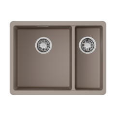 Кухонная мойка Omoikiri Kata 55-2-U-SA Artgranit/бежевый, 4993421