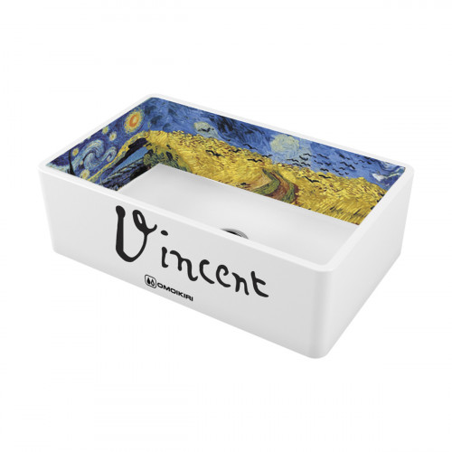 Кухонная мойка Omoikiri Mikura 76-Vangogh Natceramic/белый, 4993024