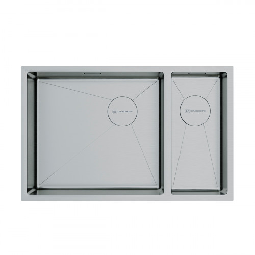 Кухонная мойка Omoikiri Taki 69-2-U/IF-L Side-IN нерж. сталь/нержавеющая сталь, 4997049