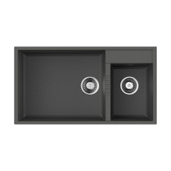 Кухонная мойка Omoikiri Tedori 85-2-U-CH Tetogranit/шампань, 4993945