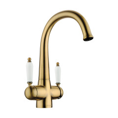 Смеситель для кухни Omoikiri Okinawa 2-AB-022 латунь/античная латунь, 4994254
