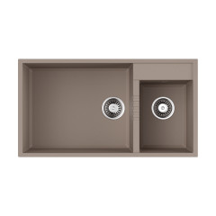 Кухонная мойка Omoikiri Tedori 85-2-U-EV Tetogranit/эверест, 4993946