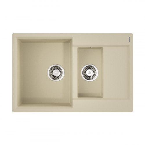 Кухонная мойка Omoikiri Daisen 78-2T-BE Tetogranit/ваниль, 4993529