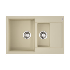 Кухонная мойка Omoikiri Daisen 78-2T-BE Tetogranit/ваниль, 4993529