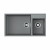 Кухонная мойка Omoikiri Tedori 85-2-U-GR Tetogranit/leningrad grey, 4993542