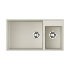 Кухонная мойка Omoikiri Tedori 85-2-U-PL Tetogranit/платина, 4993947