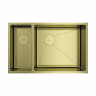 Кухонная мойка Omoikiri Taki 69-2-U/IF-R Side-LG нерж. сталь/светлое золото, 4993184