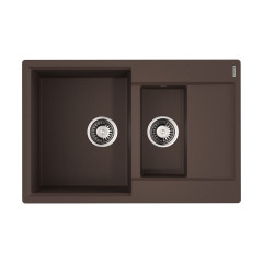 Кухонная мойка Omoikiri Daisen 78-2T-DC Tetogranit/темный шоколад, 4993534