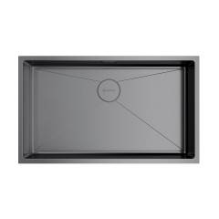 Кухонная мойка Omoikiri Taki 74-U/IF-GM нерж. сталь/вороненая сталь, 4993498