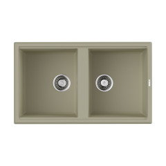 Кухонная мойка Omoikiri Tedori 86-2-BE Tetogranit/ваниль, 4993925