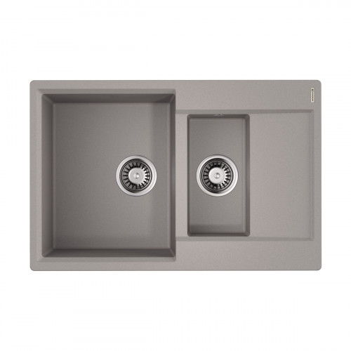 Кухонная мойка Omoikiri Daisen 78-2T-GR Tetogranit/leningrad grey, 4993585