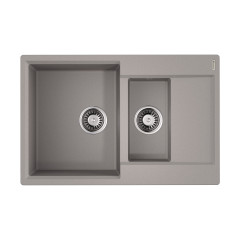Кухонная мойка Omoikiri Daisen 78-2T-GR Tetogranit/leningrad grey, 4993585