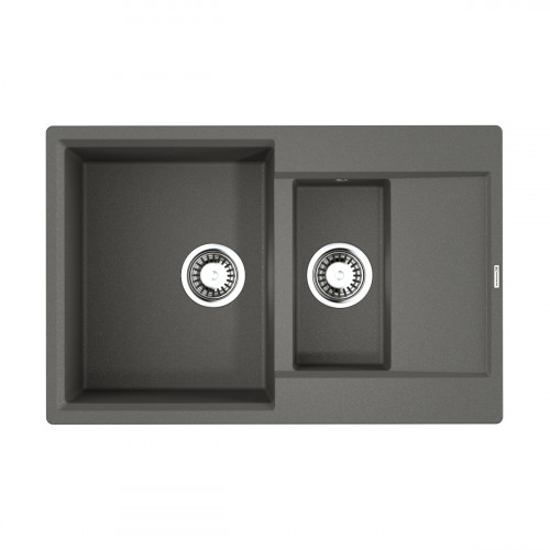 Кухонная мойка Omoikiri Daisen 78-2T-PL Tetogranit/платина, 4993533