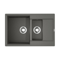 Кухонная мойка Omoikiri Daisen 78-2T-PL Tetogranit/платина, 4993533