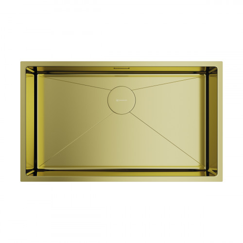 Кухонная мойка Omoikiri Taki 74-U/IF-LG нерж. сталь/светлое золото, 4993499