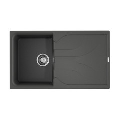 Кухонная мойка Omoikiri Yasugata 86-PL Tetogranit/платина, 4993875