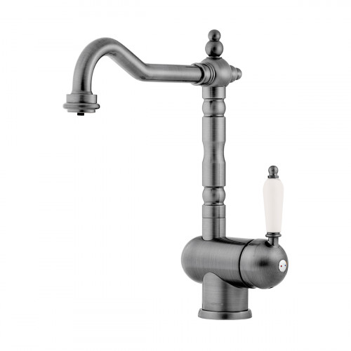 Смеситель для кухни Omoikiri Kyoto 2 Plus-SI латунь/античное серебро, 4994352