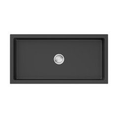 Кухонная мойка Omoikiri Mikura 91-BL Natceramic/черный, 4997087