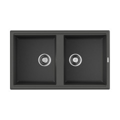 Кухонная мойка Omoikiri Tedori 86-2-PL Tetogranit/платина, 4993931