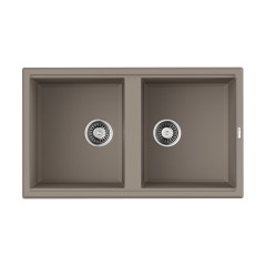 Кухонная мойка Omoikiri Tedori 86-2-SA Tetogranit/бежевый, 4993926