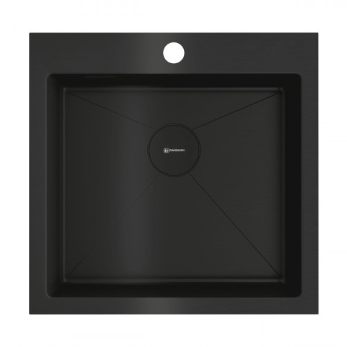 Кухонная мойка Omoikiri Akisame 51-GB нерж. сталь/графит, 4997013