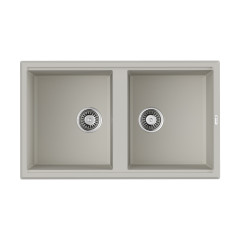 Кухонная мойка Omoikiri Tedori 86-2-WH Tetogranit/белый, 4993927