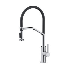 Смеситель для кухни Omoikiri Makkari 2 Plus-SB-C-BL латунь/хром/черный, 4994493