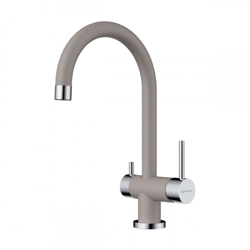 Смеситель для кухни Omoikiri Yamada-GR латунь/leningrad grey, 4994261