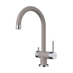 Смеситель для кухни Omoikiri Yamada-GR латунь/leningrad grey, 4994261