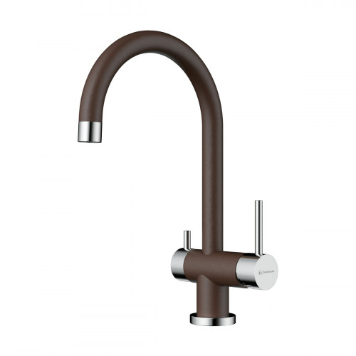 Смеситель для кухни Omoikiri Yamada-DC латунь/темный шоколад, 4994229