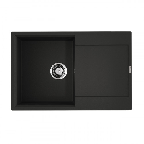 Кухонная мойка Omoikiri Daisen 78T-BL Tetogranit/черный, 4993527