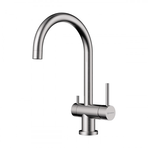 Смеситель для кухни Omoikiri Yamada-BN латунь/нержавеющая сталь, 4994225