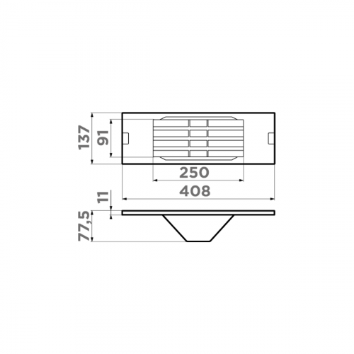 Подставка-сушка для тарелок Omoikiri FG-01 PRO-Bl Matt, 4999045