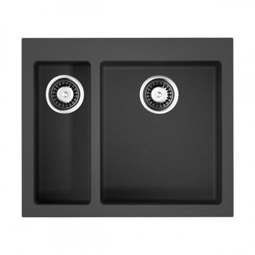 Кухонная мойка Omoikiri Bosen 59-2-BL Tetogranit/черный, 4993149